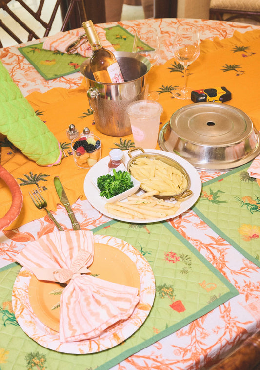Quilted Reversible Placemat | Cotton + Terry