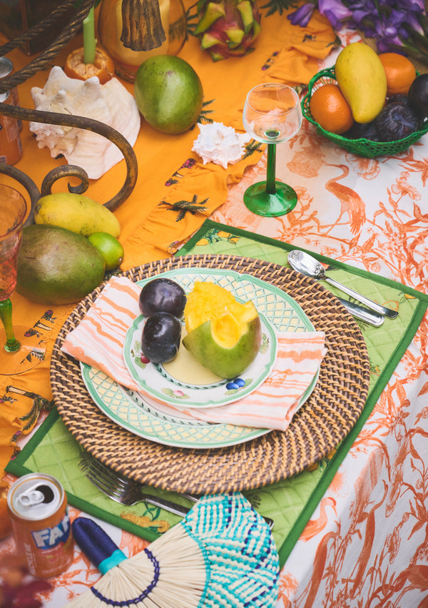 Quilted Reversible Placemat | Cotton + Terry