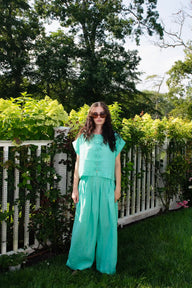 Banyan Pleated Snap Pant | Linen