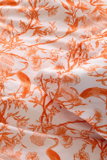 Queen Duvet + Sham Set | Cotton Percale Coniglio Palm Beach