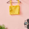 Smocked Tube Top | Cotton Poplin Coniglio Palm Beach