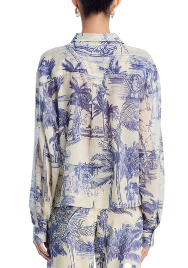 Mirasol Top | Cotton Voile Coniglio Palm Beach