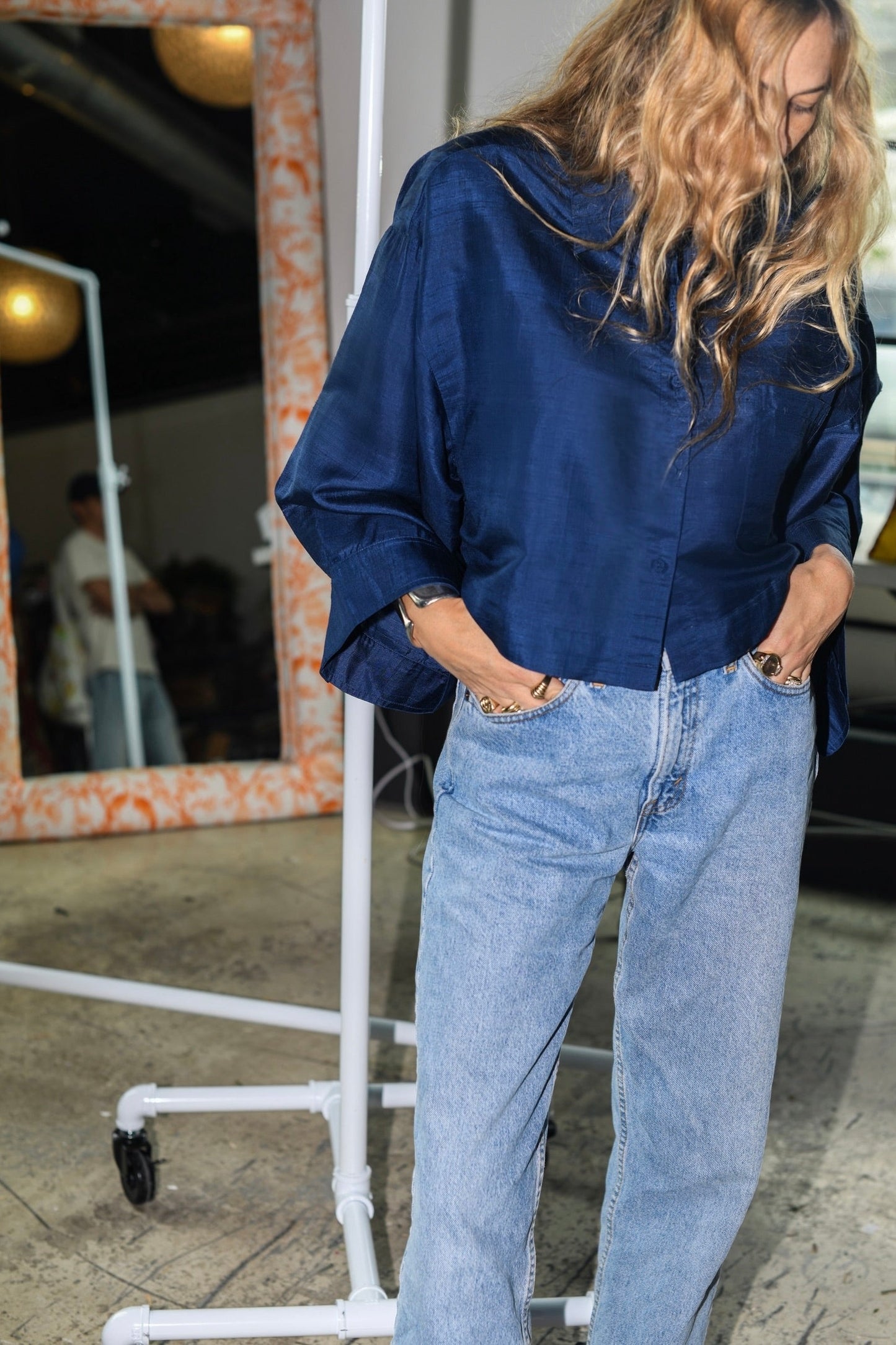 Everglades Crop Top | Silk Dupioni