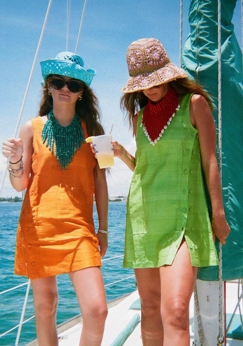 Palmo Mini Dress | Silk Dupioni