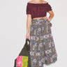 Adjustable Midi Ball Skirt | Cotton Poplin Coniglio Palm Beach