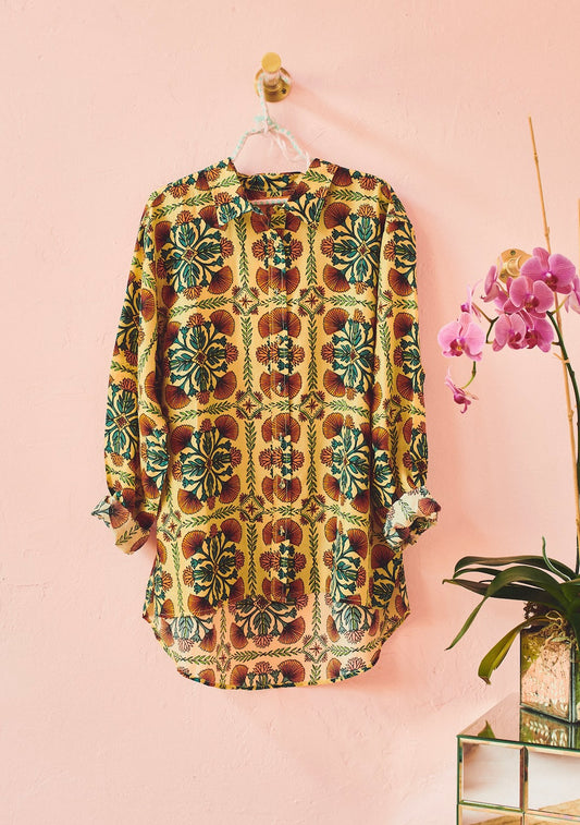 Classic Button Down | Silk Habotai