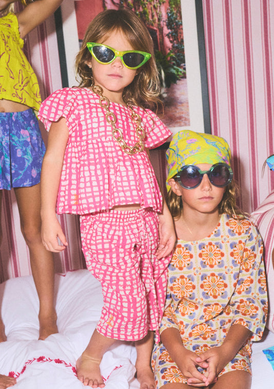 Kids Frances Flutter Top | Cotton Cambric