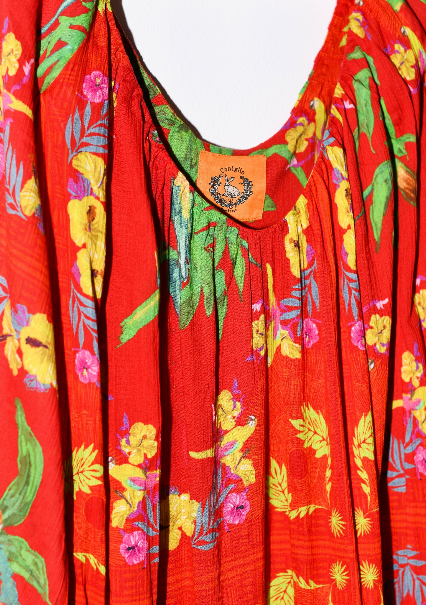 V Neck Maxi Dress | Crinkle Cotton