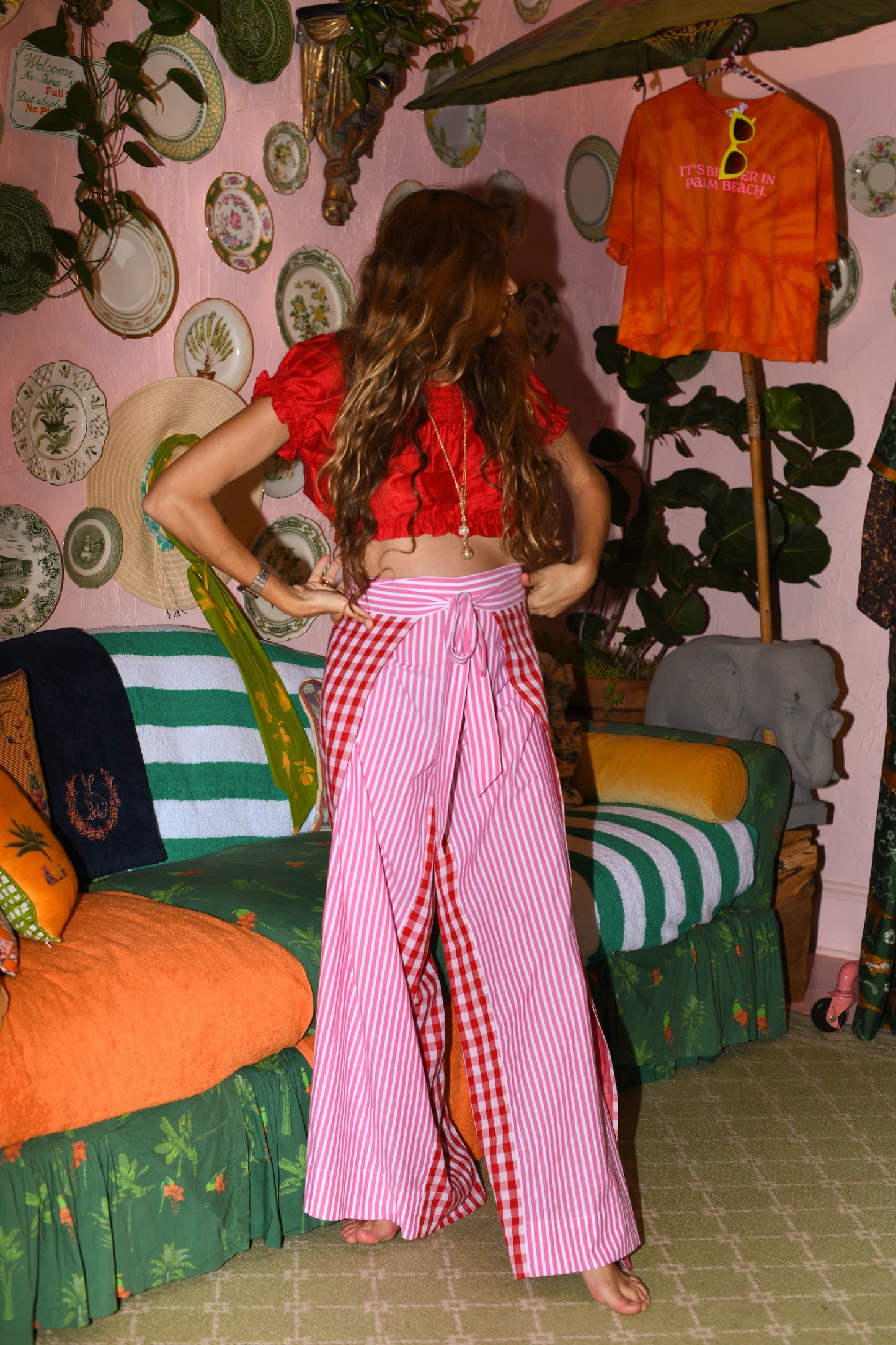 Two Panel Wrap Pant | Cotton