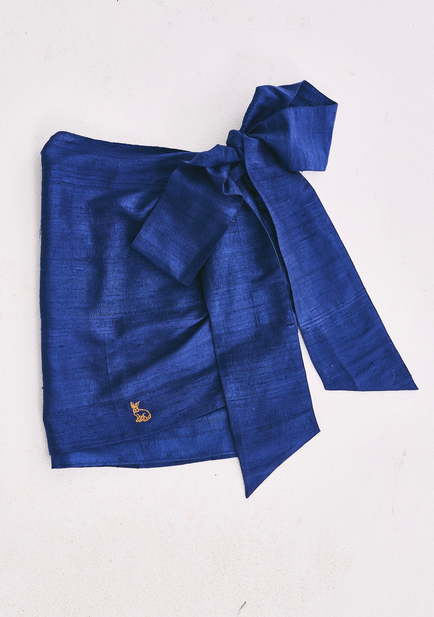 Mini Wrap Skirt | Silk Dupioni