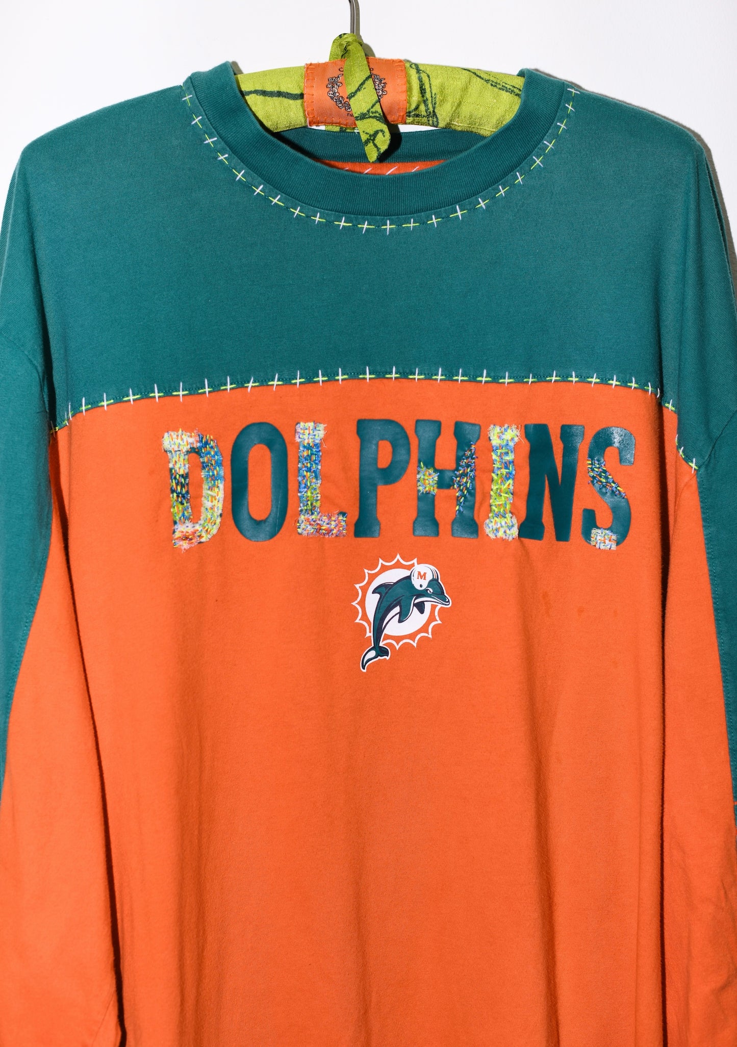 Dolphins Oversized Long Pullover