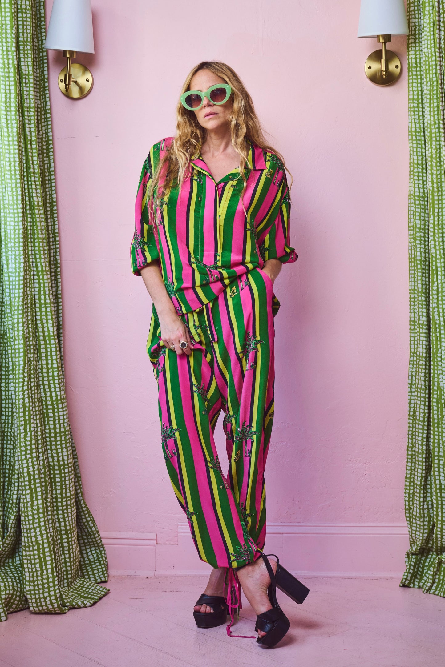 Beach Pant | Silk Crepe de Chine