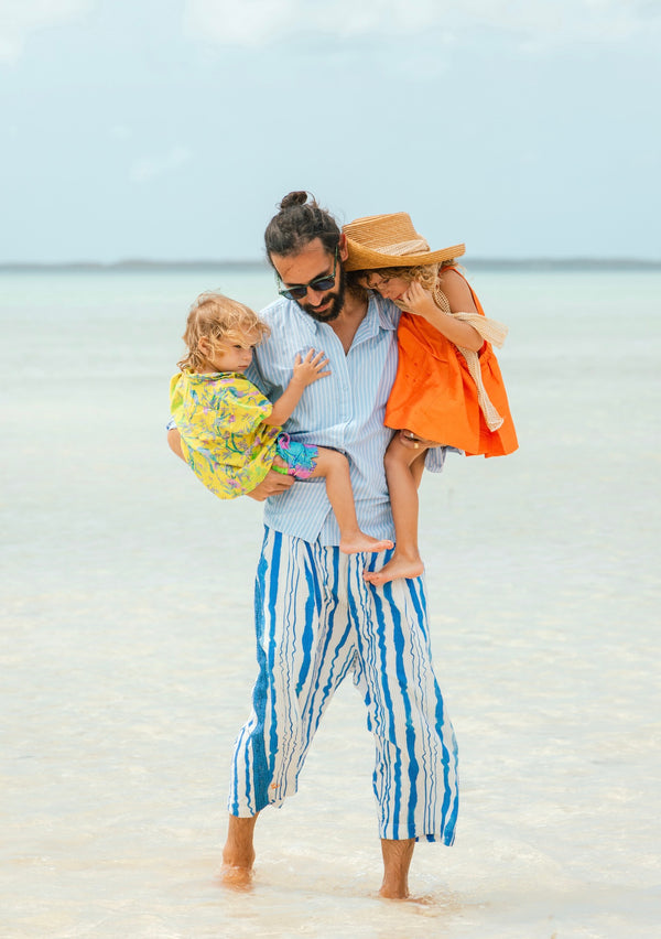 Cinch Back Pant | Seersucker