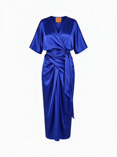 Gladys Tie Knot Dress | Silk Charmeuse