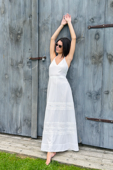 Victorian Maxi Dress | Cotton Voile