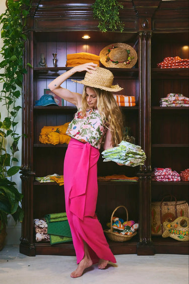 Palmo Tank | Silk Dupioni