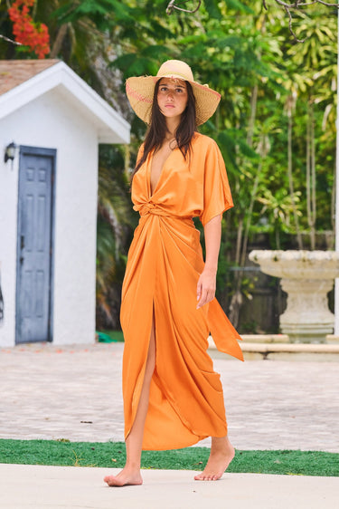 Gladys Tie Knot Dress | Silk Charmeuse
