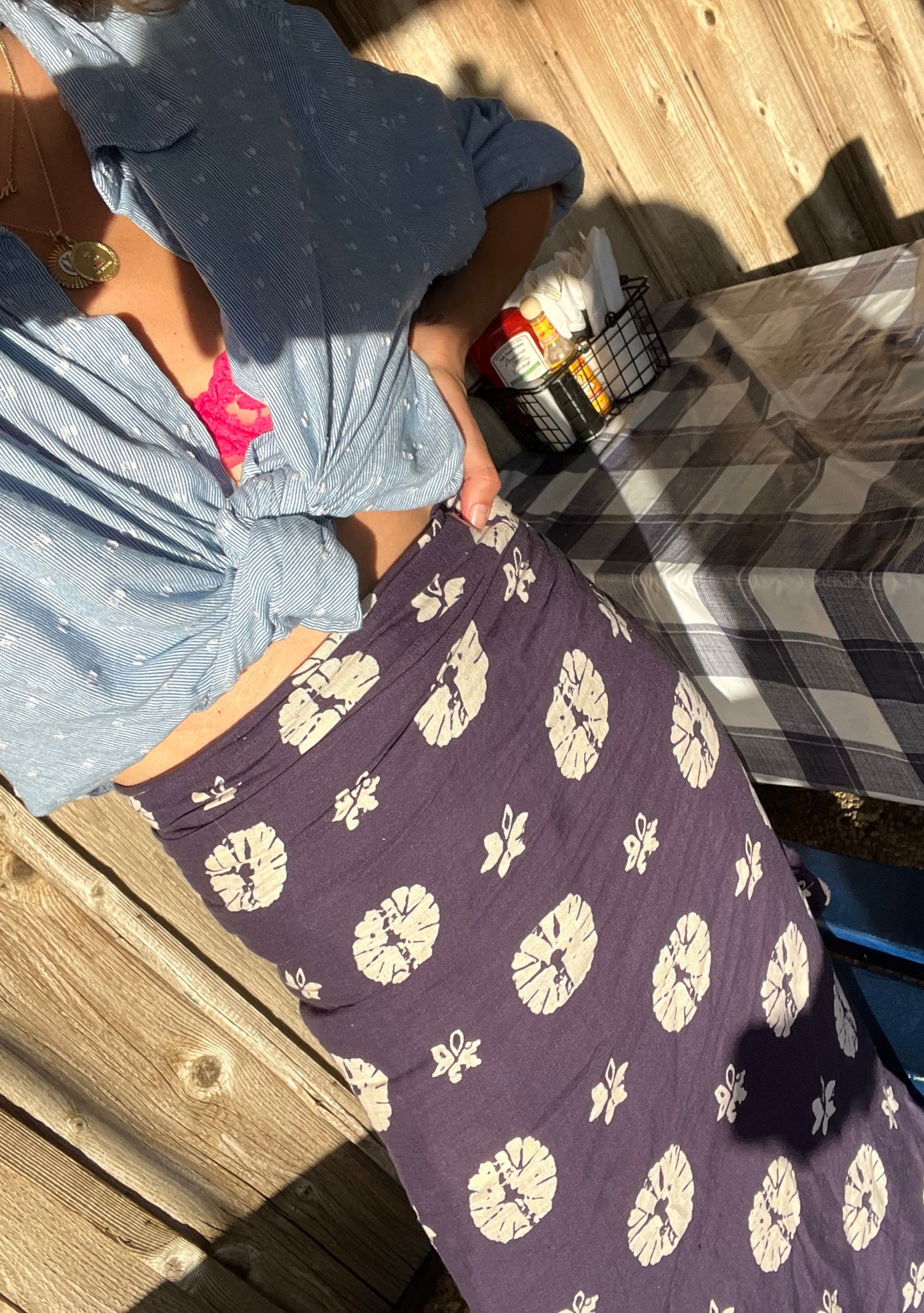 Ruffle Power Pareo™ | Linen Shibori