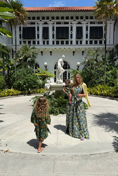 Pinafore Maxi Dress | Silk Dupioni Coniglio Palm Beach