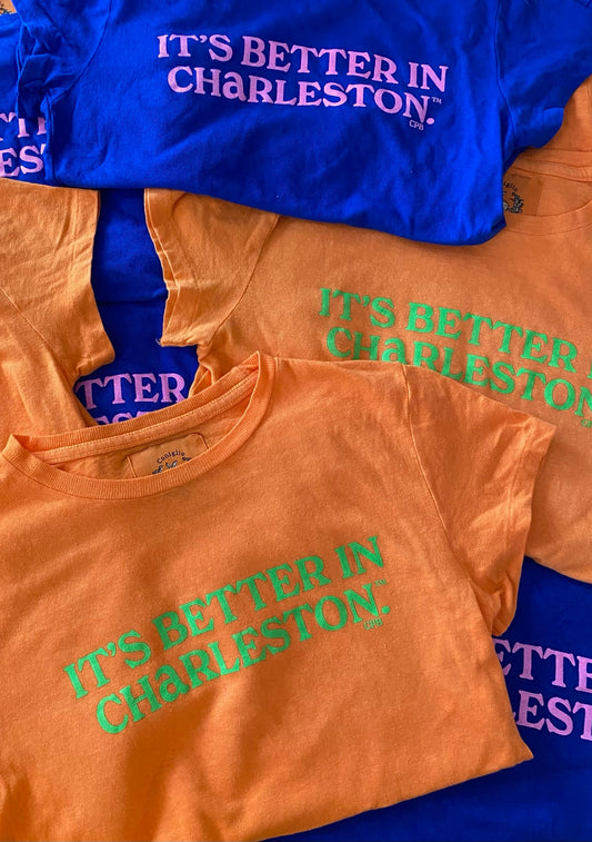 It’s Better in CHS Baby Tee | Orange Cotton