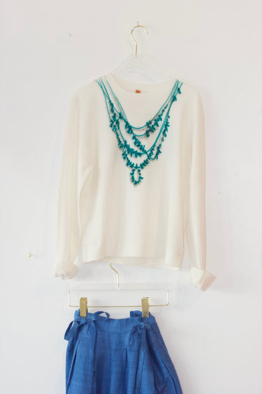 Turquoise Trail Pullover | Knit Airbrush