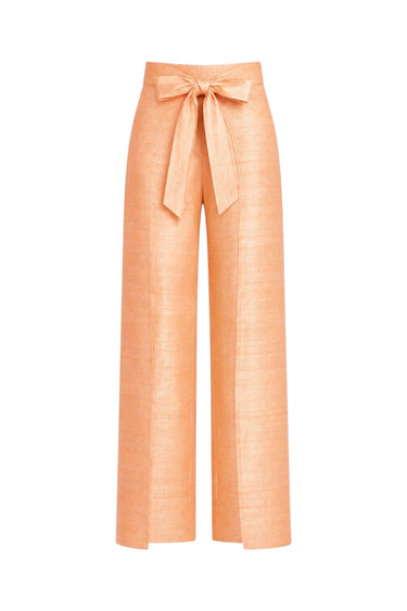 Two Panel Wrap Pant | Silk Dupioni