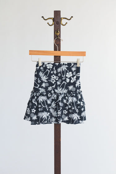 Gogo Cinch Back Mini Skirt | Cotton Gauze
