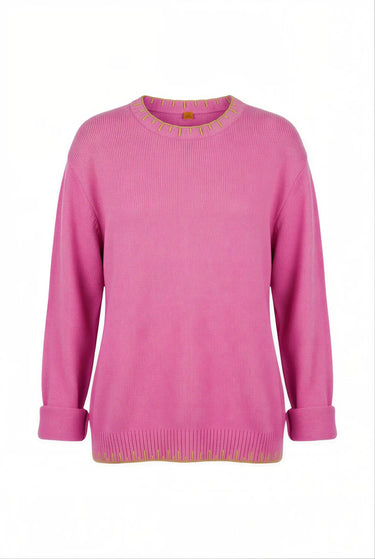 Knit Pullover | Cotton Yarn Dye