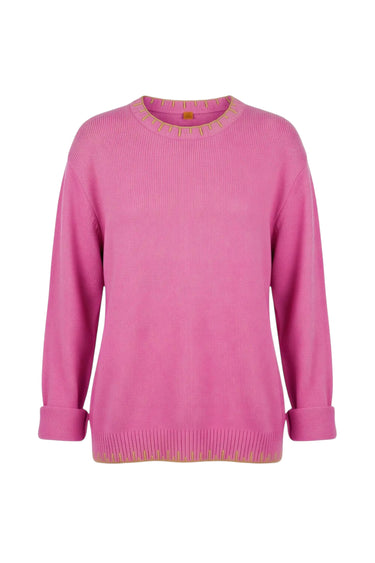 Knit Pullover | Cotton Yarn Dye