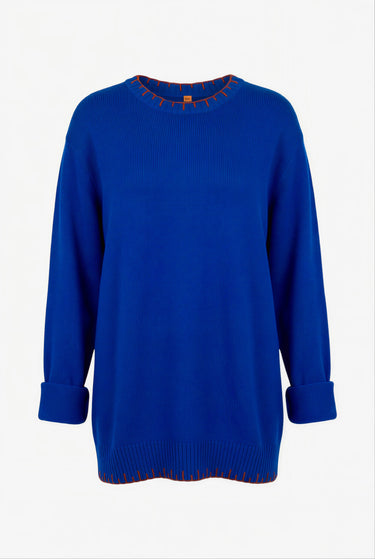 Knit Pullover | Cotton Yarn Dye