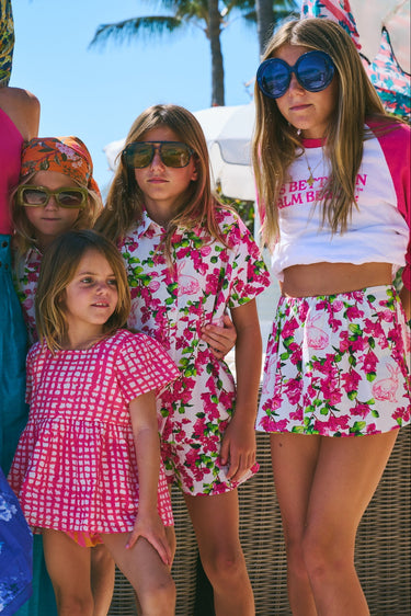 Kids Remy Mini Skirt | Linen