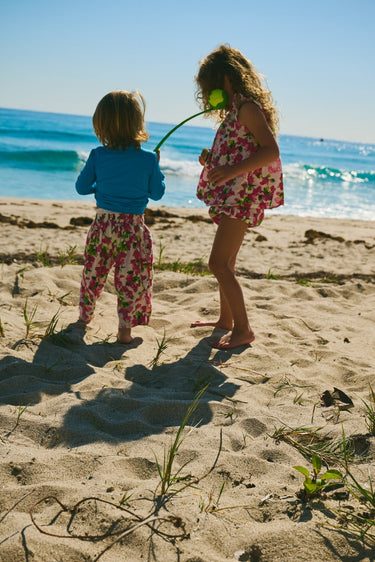 Kids Willa Smocked Mini Dress | Linen