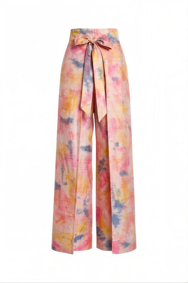 Two Panel Wrap Pant | Silk Dupioni