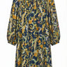 Shirred Half Placket Mini Dress | Cotton Gauze Coniglio Palm Beach