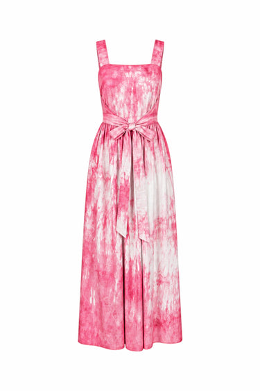 Pinafore Maxi Dress | Silk Dupioni