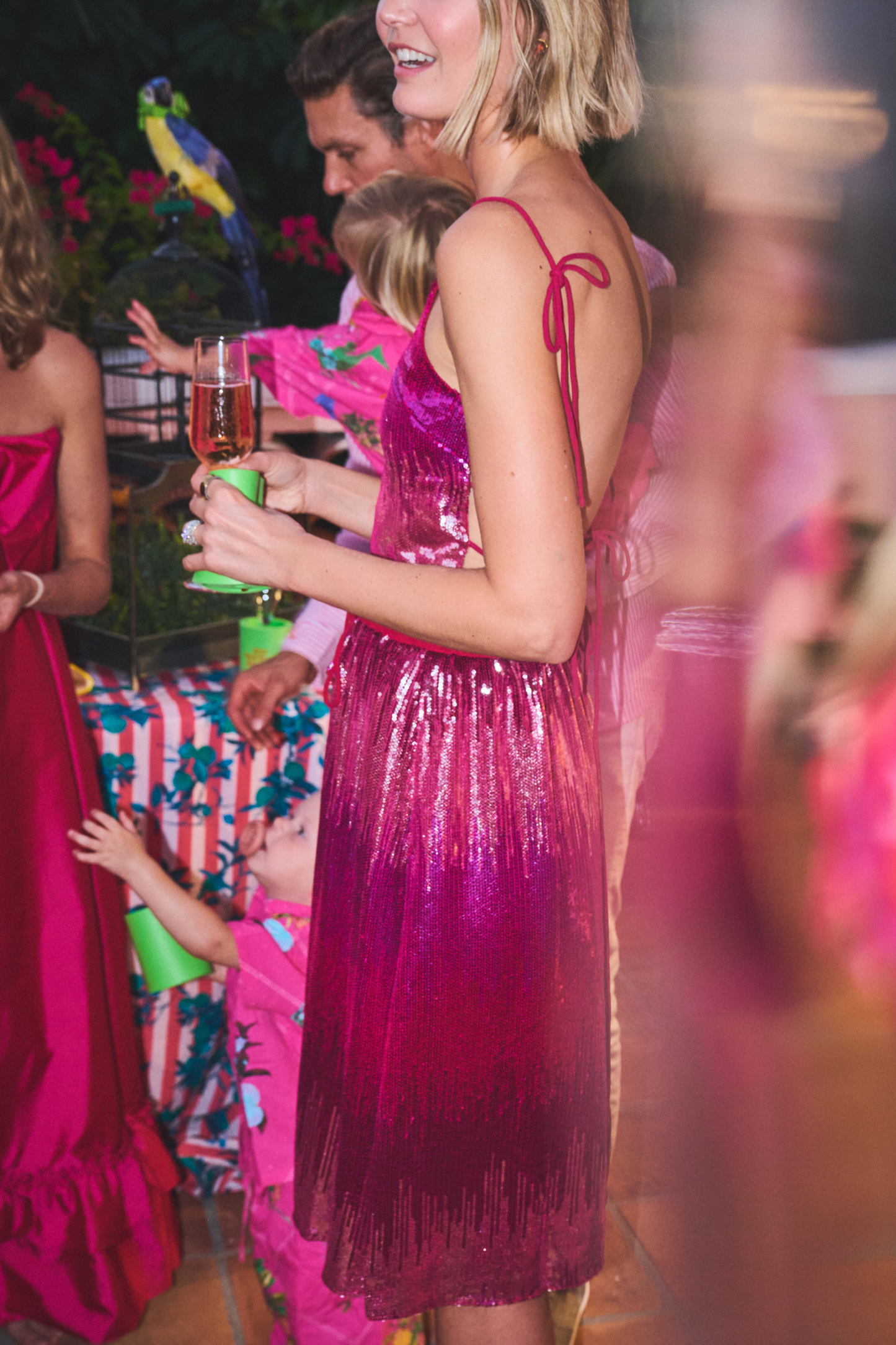 Reed Tie Top | Sequin