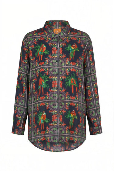 Classic Button Down | Cotton Voile Coniglio Palm Beach