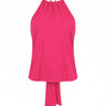 Eden Open Back Halter Top | Silk CDC Coniglio Palm Beach