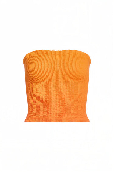 Flex Fit Tube Top | Orange Coniglio Palm Beach