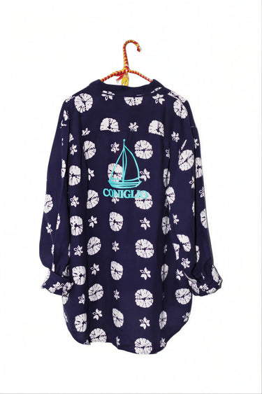 Business Casual | Classic Button Down with Screenprinting Coniglio Palm Beach