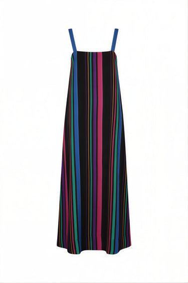 Low Back Tie Maxi Dress | Silk Habotai