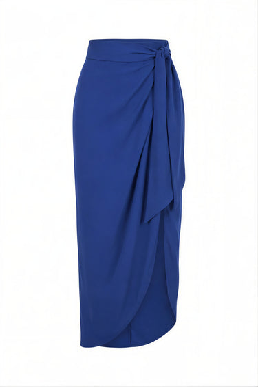 Sloane Wrap Around Slit Midi Skirt | Silk CDC
