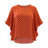 Cricket Flutter Sleeve Top | Silk Crepe de Chine Coniglio Palm Beach