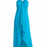 Seaspray Halter Maxi Dress | Cotton Voile Coniglio Palm Beach