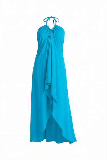 Seaspray Halter Maxi Dress | Cotton Voile