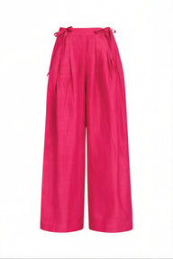 Banyan Pleated Snap Pant | Silk Dupioni Coniglio Palm Beach