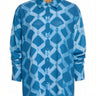 Classic Button Down | Cotton Voile Shibori Coniglio Palm Beach