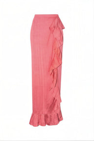 Ruffle Power Pareo™  | Silk Dupioni Coniglio Palm Beach