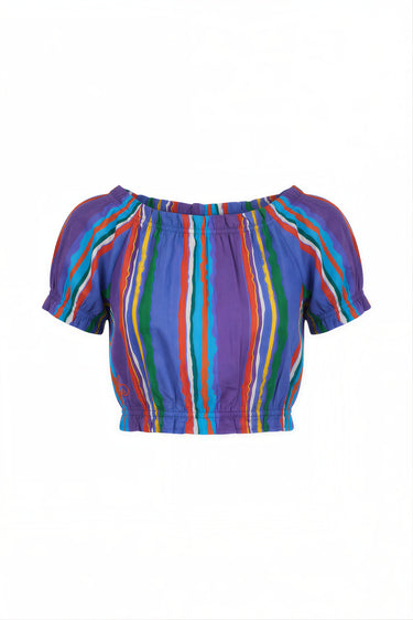 Laurie Crop Top | Medium Weight Cotton Voile