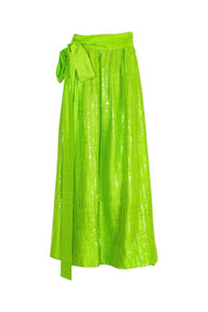 Atlantic Maxi Ball Skirt | Silk Dupioni